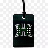 夏威夷大学ʻi在mā夏威夷彩虹瓦欣女子篮球夏威夷彩虹战士男子篮球夏威夷彩虹排球夏威夷彩虹战士足球行李标签
