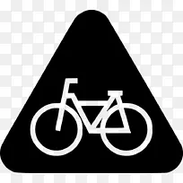 自行车交通标志计算机图标长途自行车路线自行车
