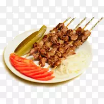 阿达纳烤肉串ıİskender kebap shish taouk doner kebab-肉类