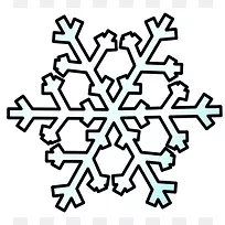 雪夹艺术-冬季剪贴画