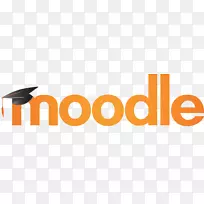 Moodle徽标学习管理系统-电子学习标志