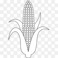 玉米上的玉米糖果玉米剪贴画-PowerPoint 2013剪贴画
