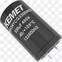 电子配件铝电解电容器KEMET公司铝电解电容器符号