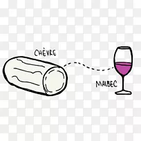 葡萄酒的愚蠢：葡萄酒山羊奶酪的视觉指南