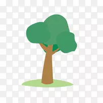剪贴画树插图图像自然环境树