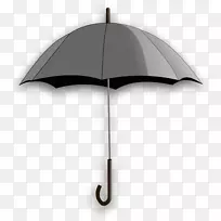 雨伞巴黎街雨天水彩画-雨伞