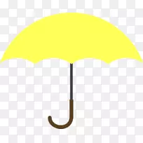 雨伞黄色图案-黄色悬崖