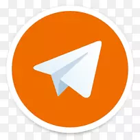 电脑图标，电报，图形，通讯应用，移动应用-电报