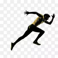 短跑长跑运动员-海报运动
