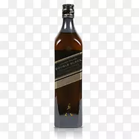 威士忌利口酒约翰尼步行者玻璃瓶约翰尼沃克