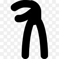 产品设计剪贴画线手指角线