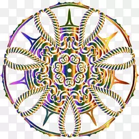 曼达拉彩色剪贴画