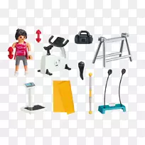 Playmobil健身中心玩具房Brandst tter群-健身房