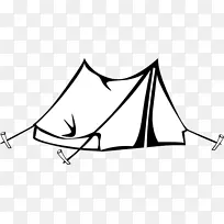 帐篷野营夹艺术.帐篷轮廓部分