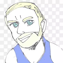 眼颊画夹艺术眼
