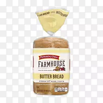 马铃薯面包白面包店胡椒农场-面包黄油