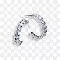 耳环体珠宝手镯钻石箍耳环