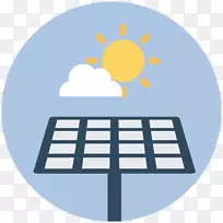 太阳能电池板太阳能可再生能源胃肠