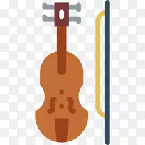 小提琴图形大提琴乐器小提琴
