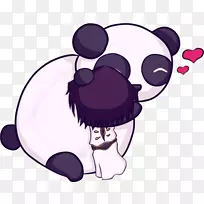 马犬科大熊猫狗-熊猫爱