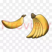 香蕉制品设计剪贴画-香蕉