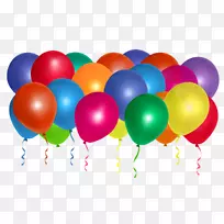 生日气球派对生日蛋糕-生日