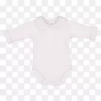 紧身衣袖子，T恤，白色婴儿和蹒跚学步的婴儿一件-独特的优雅触摸。