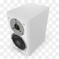 扬声器动态音频发射m20监视器扬声器对缎子黑色书架扬声器高保真度发射点