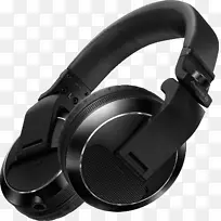 先锋dj圆盘骑师耳机dj混频器dj控制器-黑色耳机