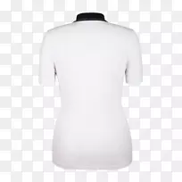 马球衫产品设计肩部网球马球领子白色短袖