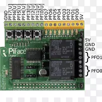 微控制器，电视调谐器卡和适配器，计算机硬件，电子学，raspberry pi-数字电路板