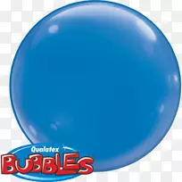 蓝色气球球体产品天空气球