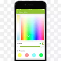 手机智能手机照明控制系统手机彩灯