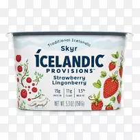 草莓Skyr冰岛酸奶(crème fra che)-草莓风味