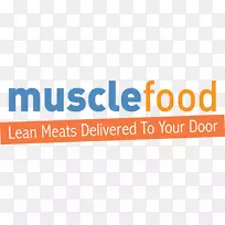 LOGO肌肉食品有限公司品牌肉类-健身房肌肉建筑海报