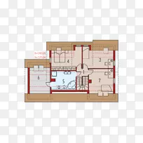 住宅房地产楼面平面图阁楼-房屋