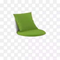 椅子产品设计绿色坐垫