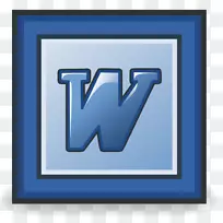 Microsoft Word计算机图标可伸缩图形计算机文件microsoft office-CreativeWord