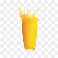 橙汁饮料哈维·沃班格非酒精饮料高球杯