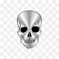 人类颅骨符号图像骨架-颅骨