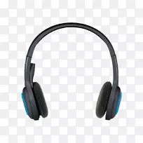 Xbox 360无线耳机麦克风Logitech H 600耳机黑色耳机
