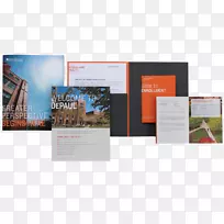 德保罗大学-欢迎中心德雷克塞尔大学锡拉丘兹大学平面设计学院-企业形象资料袋