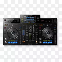 DJ控制器先驱dj光盘骑师cdj膝上型电脑