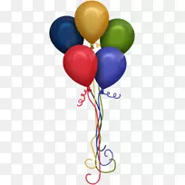 气球生日剪贴画png图片派对