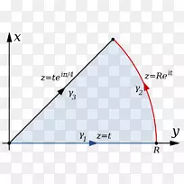三角形点菲涅尔积分图-三角形