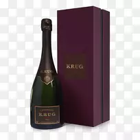 香槟克鲁格起泡葡萄酒陈年经典陈年盒