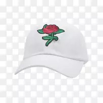 棒球帽玫瑰刺绣棒球帽