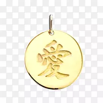 饰物金体首饰符号.黄金