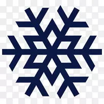 剪贴画雪花图片开放部分黑白雪花