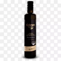 利口酒玻璃瓶，眼镜蛇橄榄油，图示橄榄油